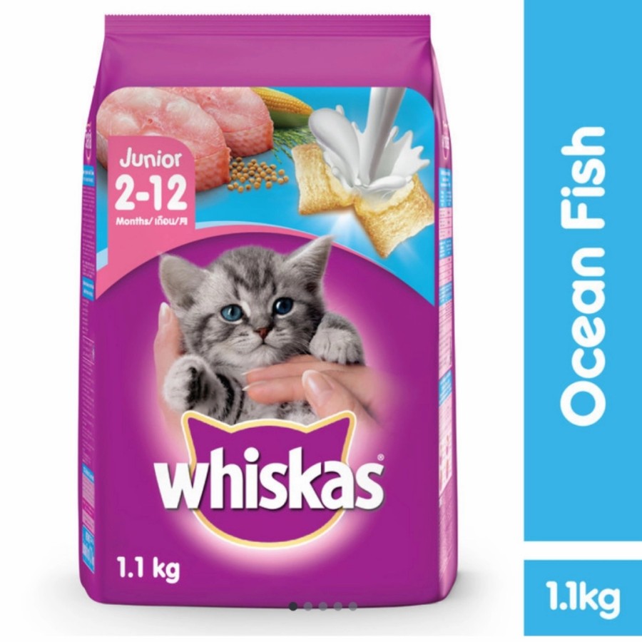 Whiskas Dry 1.1 kg Makanan Kucing Kering Rasa Ocean Fish